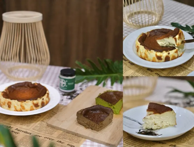 台中美食|茶控們絕對喜歡!審計新村新開幕的濃郁滋味，「杳杳KOMOREBI DESSERT」純手工巴斯克專賣店~肉依小姐吃什麼