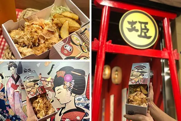 （台中炸雞）炸姬殿堂漢口店～2021台中新店報報！不用出國秒吃日本美食！日式炸雞、關東煮、現煮丼飯烏龍麵！鳥居野台拍照打卡網美點！