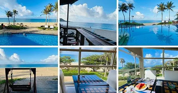 墾丁海景早餐【夏都沙灘酒店愛琴海西餐廳】無敵海景吃到飽早餐/墾丁最美的渡假飯店/超美的無邊際泳池/墾丁度假的夢幻首選