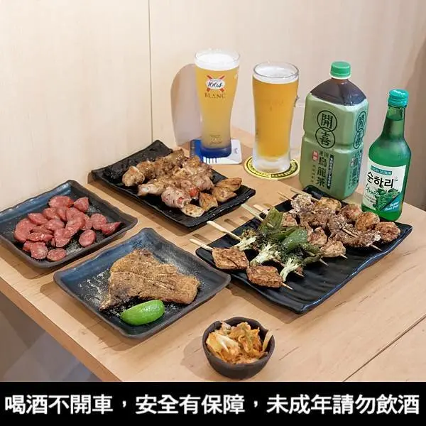 【台北平價串燒】柒息地長春店～中山區平價串燒居酒屋～串燒只要19元起～台北外帶串燒推薦～