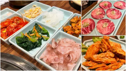 韓國燒肉，炭火直烤，小菜無限供應超好吃韓式燒肉!