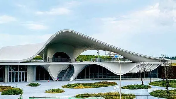 2021桃園最新景點│永安海螺文化體驗園區│超美的藝術建築│望海山丘180度無敵海景盡收眼底│永安漁港最佳看夕陽觀景台