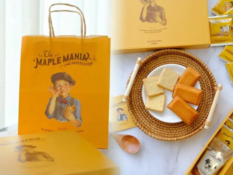 宅配美食|來自東京的超人氣排行伴手禮，用「楓糖男孩The maple mania」奶油夾心重溫日本味。肉依小姐吃什麼