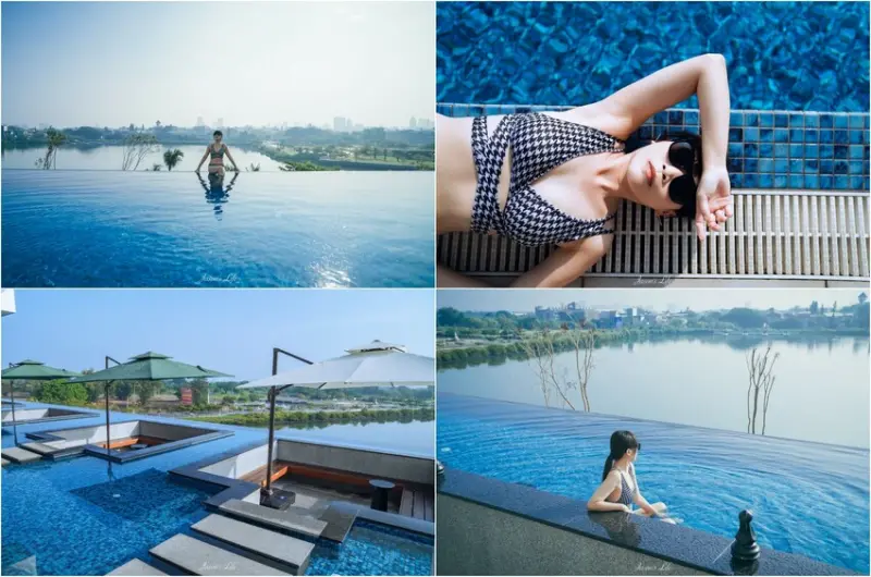 【台南安平│住宿】福爾摩沙遊艇酒店。台南無邊際泳池，兒童遊戲區超強，早餐就有香檳可以喝