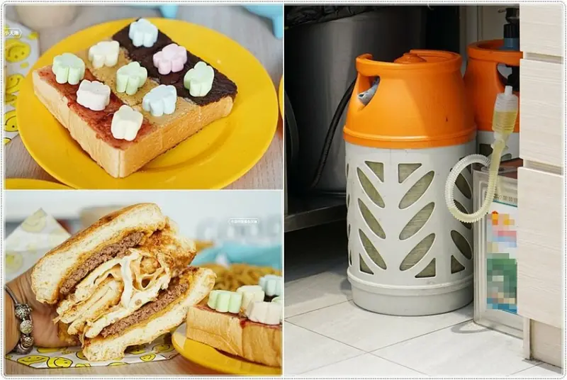 微笑brunch║台中唯一潮牌早午餐店，精選6.70種餐點任你選，還有時尚新穎輕量橘色瓦斯桶！！