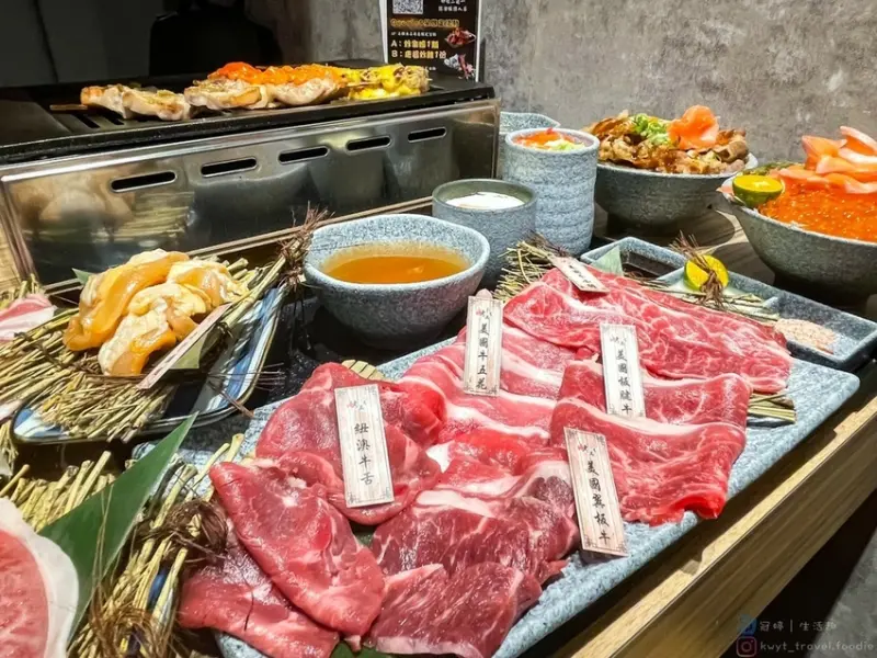 【2021桃園平價烤肉/宵夜推薦】美術系烤滿分燒肉店。烤肉套餐179元起，銅板價單點肉，百元奢華美味｜最新菜單