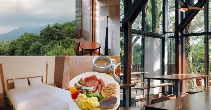 南投住宿推薦│森林系住宿、絕美玻璃屋！蟬說：鳳凰亭序。南投鹿谷。四人房小木屋。