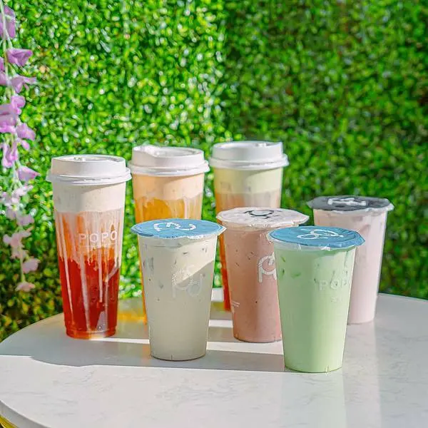 獨創七彩水果奶蓋和水果歐蕾，綿密哈密瓜奶蓋、草莓歐蕾各種特色飲品 | 【桃園 龜山區】白鬍泡泡 BOHO POPO