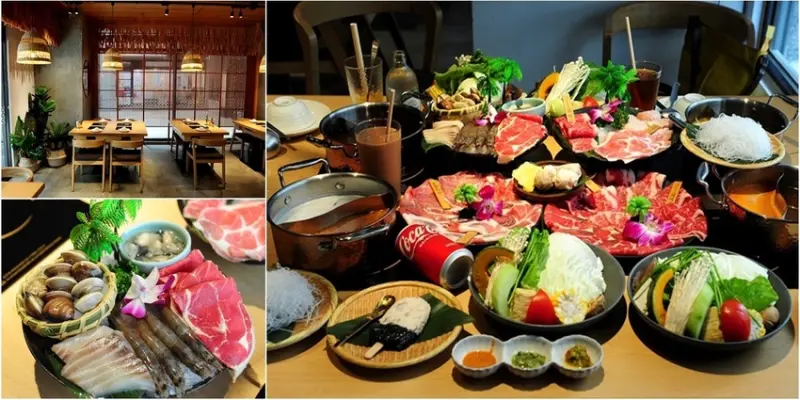 新竹竹北美食泰無敵泰式火鍋。個人泰式鴛鴦鍋多樣湯頭特製醬料(內有菜單)