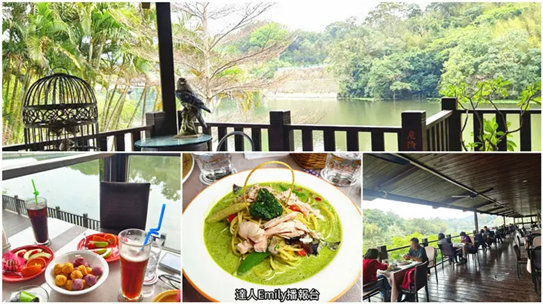 新竹縣峨眉鄉新竹峨嵋美食｜綠光水岸複合式餐廳,湖光山色享用美食好放鬆