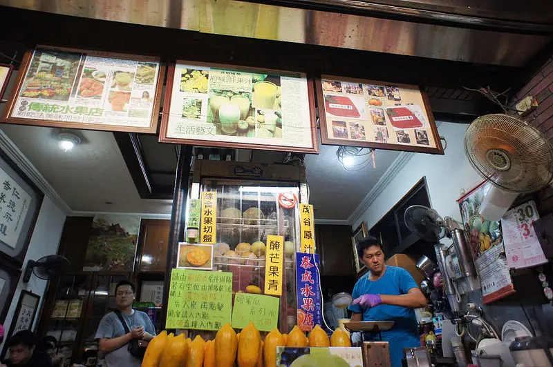 台南中西區好威好貴的哈蜜瓜冰@泰成水果店