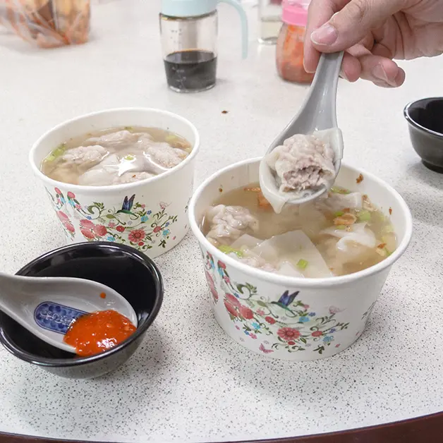 花蓮美食。液香扁食  在地人的必吃老滋味 市區巷弄隱藏的超大多餡餛飩