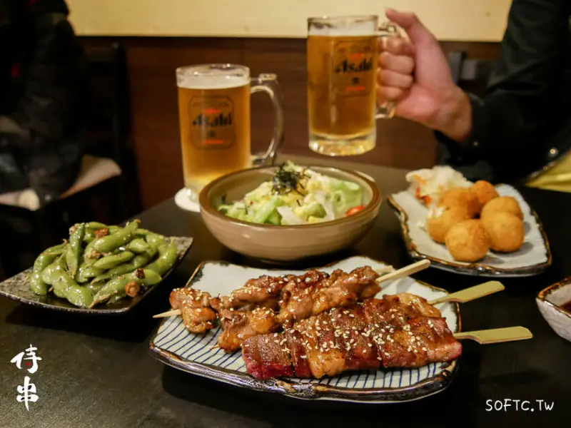 行天宮站美食》侍串居酒屋●創意料理圓滾滾卡滋臭豆腐 工業風居酒屋 下班小酌好去處 行天宮餐廳/行天宮美食 - 軟西，遊記