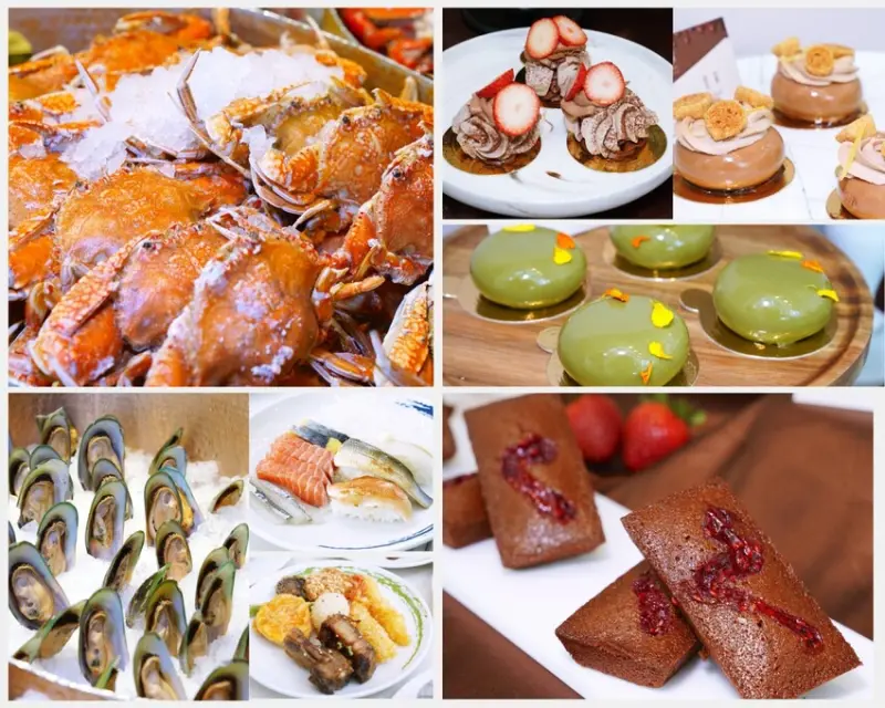 台北市士林區2024 漢來海港甜點季 臺北天母店 米其林星級主廚特製期間限定甜點 豪華海鮮吃到飽