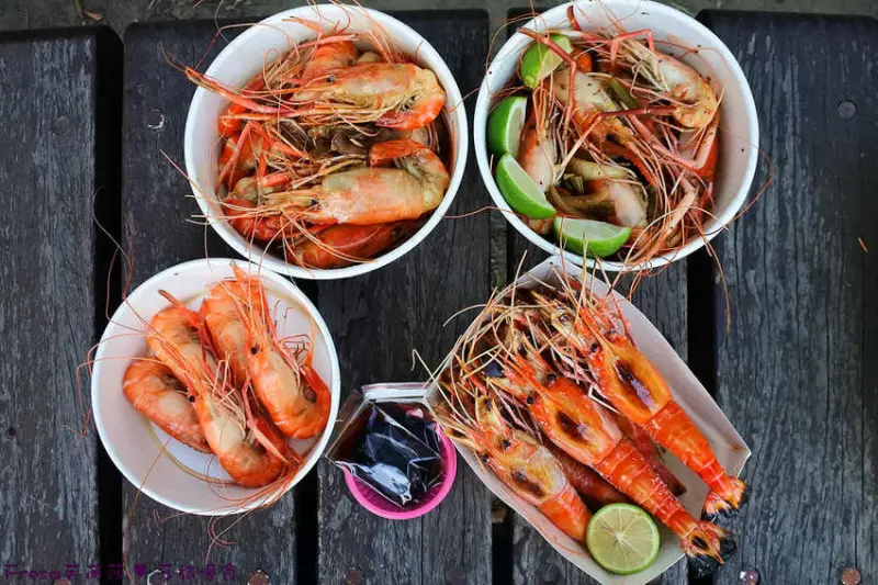 台南泰國蝦外帶外送【大媽活蝦】永康泰國蝦熱炒／燒烤料理.檸檬蝦／麻油蝦／紹興醉蝦超推薦│永康大橋商圈│永康美食 - Fresa芙芮莎♥莎旅憶食