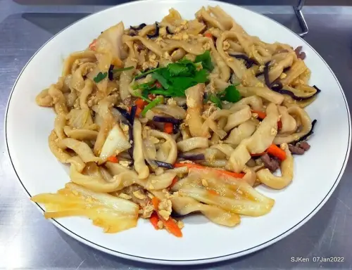 (北投石牌美食)「彈牙彈牙麵店」--- 招牌木須肉絲炒麵入口彈牙，份量十足吃得過癮!