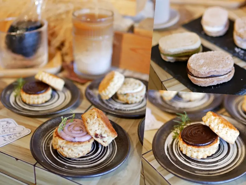 新營美食扛壩子！讓人忍不住一口接著一口的夾餡司康吃起來『查理咬我 T's Coffee Stand』和香醇摩卡壺咖啡的美妙邂逅！新營下午茶｜台南美食｜台南新營區 - 曼達愛吃鬼