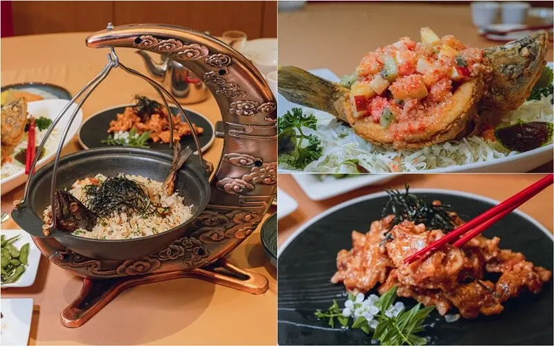 【台中合菜餐廳】朝暮良辰婚宴會館｜創意料理精緻和菜，台中聚餐。喜宴。春酒。尾牙包場推薦 - 貪吃猴的幻想