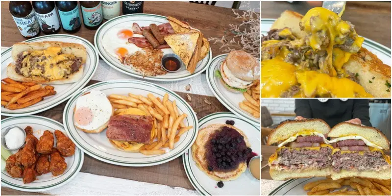 肥貓漢堡。頂級Prime美國牛肉製作漢堡肉尬貴婦等級漢堡麵包。手作份量又超大美式餐廳！