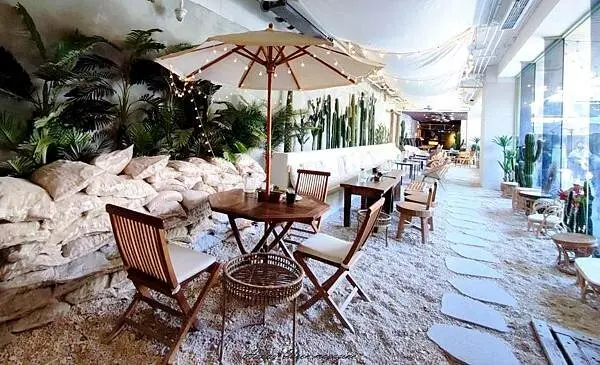 信義101美食『海灘叢林 A Beach』南洋渡假風,美味好拍,信義區餐酒館、信義區包場餐廳推薦~