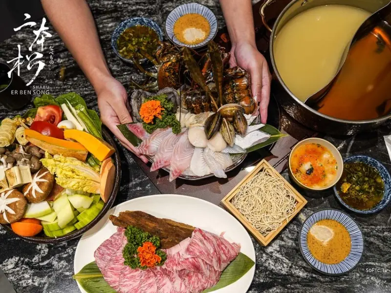 大安站美食「二本松涮涮屋」火鍋界Prada專人服務大安站火鍋推薦 - 軟西，遊記