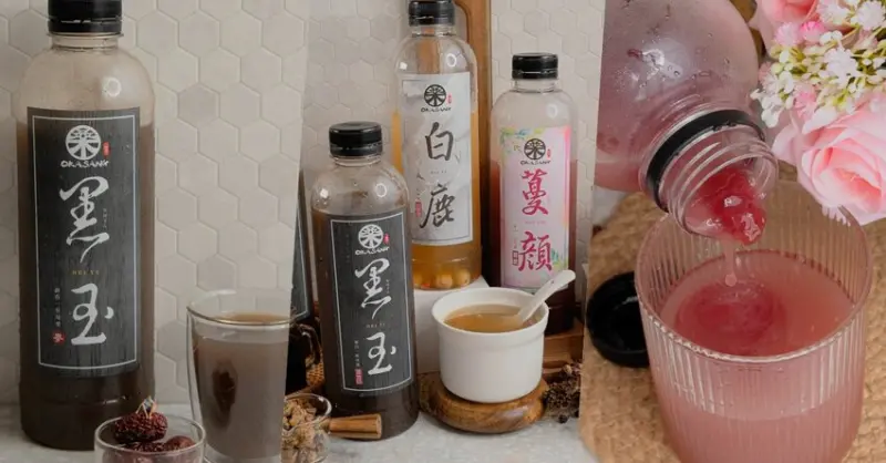 宅配、連鎖　O卡桑『低熱量細緻無顆粒感黑、白木耳飲』，冰、熱飲都可以。 - Liz chiang 栗子醬