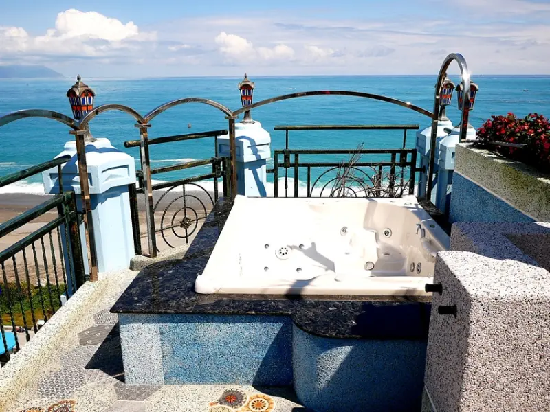 七星潭無敵海景第一排，海景spa、泳池以及星光咖啡廳都超美，一泊二食道道像法餐又分量十足~