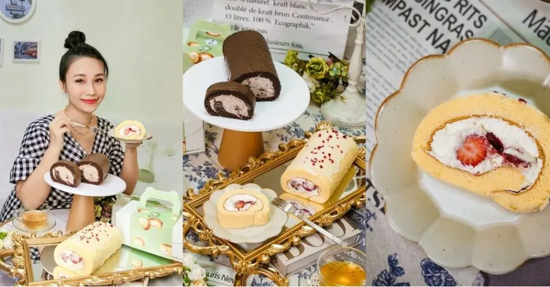 團購美食｜捲入泥心生乳捲 季節限定草莓高達12顆 來個甜點下午茶吧！