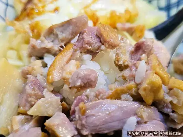 秋香鵝肉館14-重量級炸蛋鵝肉蓋飯特寫.jpg