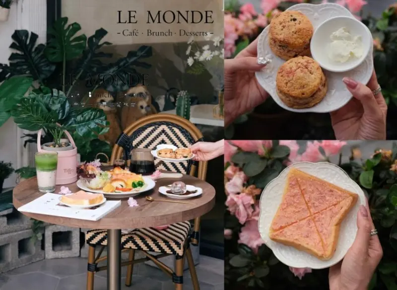 【台中美食】樂夢手作早午餐專賣｜在一中街旁的小歐洲中，感受櫻花季的粉色浪漫。肉依小姐吃什麼 - 肉依小姐吃什麼