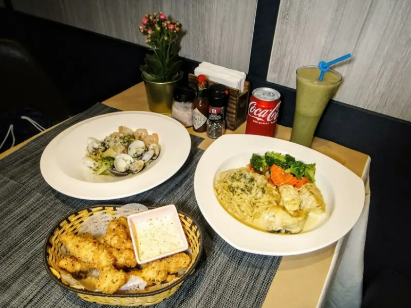 【美食】 「Maya Resto Cafe食來運廣西餐坊」義大利麵、披薩，中山晴光商圈餐廳推薦、異國料理推薦 (附菜單)