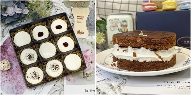 新竹網路人氣甜點「一刻醺甜」母親節蛋糕送九宮格甜點塔。有無法分食，只想一人完食酒香醺甜的創意蛋糕甜點(彩菓燒x氣炸哥甜點炸物下午茶一條龍聯盟) - 跟著踢小米吃喝玩樂趣