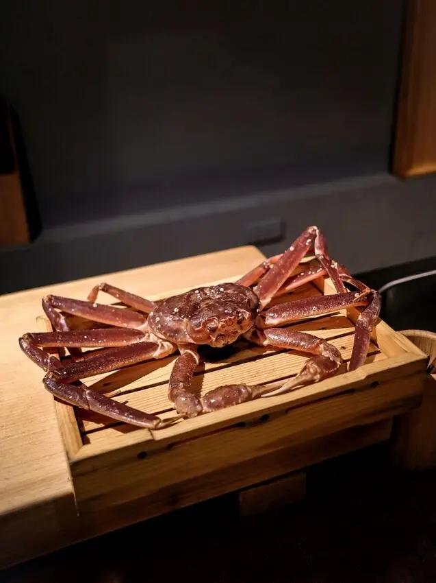 台北中山｜無菜單日本料理三訪 活體松葉蟹！翔料亭