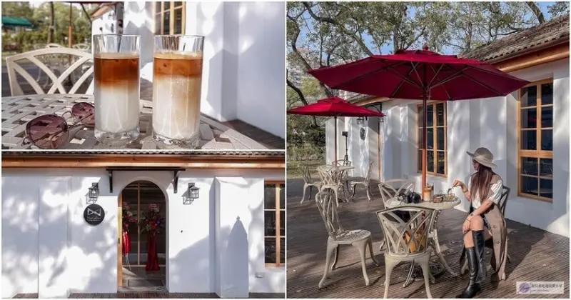 桃園美食-NxCoffee-虎頭山新秘境純白歐風森林系咖啡廳/輕食 甜點 咖啡/位於虎頭山物聯網創新基地/寵物友善餐廳