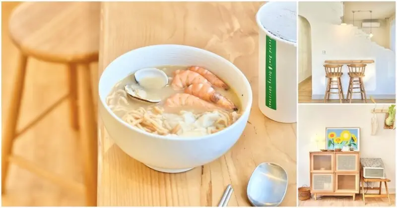 台南最美的鍋燒意麵店！平價的消費也有網美等級的用餐環境！  第二碗Second bowl鍋燒販賣所  台南美食│台南麵店│台南旅遊│台南鍋燒意麵│成大美食