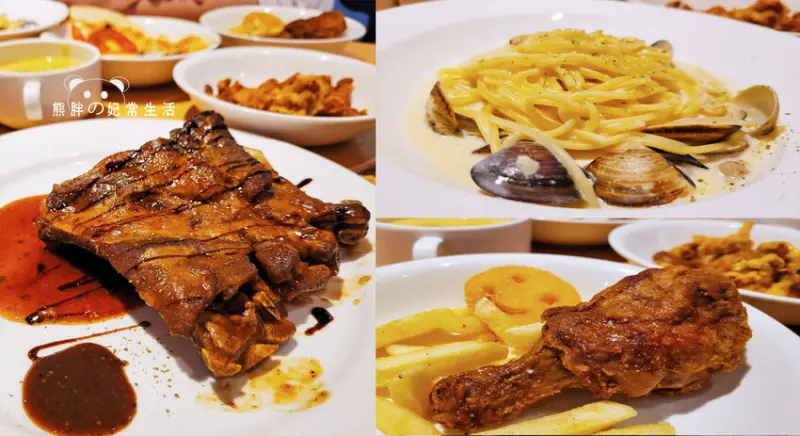 【台中西屯】義米蘭-水湳店，義式料理319元自助吧吃到飽，披薩、炸雞、濃湯、飲料無限量供應，台中美食推薦