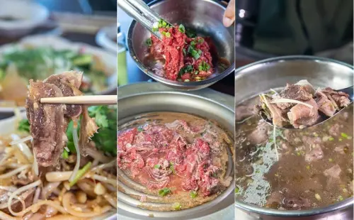 【花蓮-吉安美食】牛巴達全牛料理.山野菜牛雜湯.牛皮.牛血全上桌