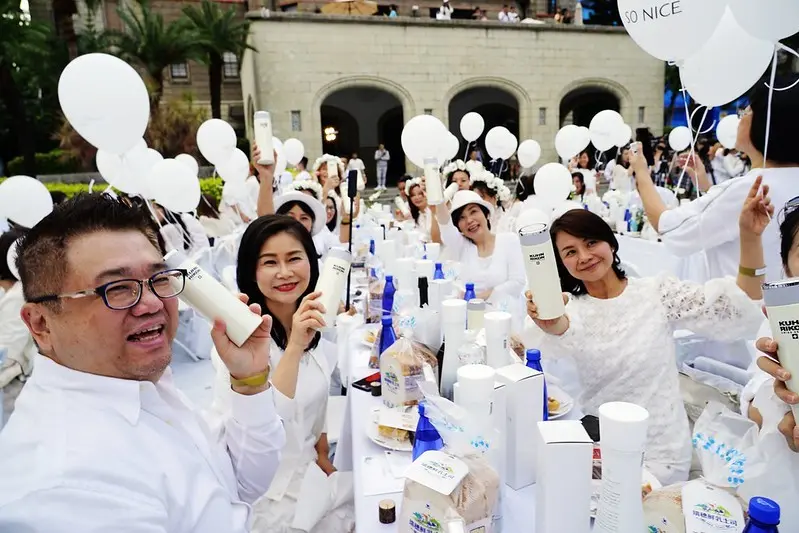 【台灣，台北市，中山堂】2019 台北國際白色野餐＆瑞康屋 KUHN RIKON，攜手打造國際時尚野餐趣。
