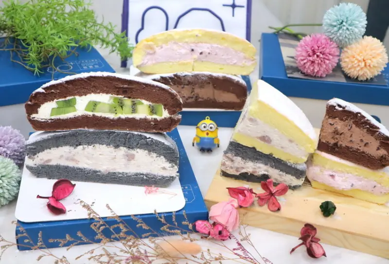 台中超好吃波士頓派，超強爆料甜點超像巨大馬卡龍有夠可愛，彌月蛋糕65折超划算