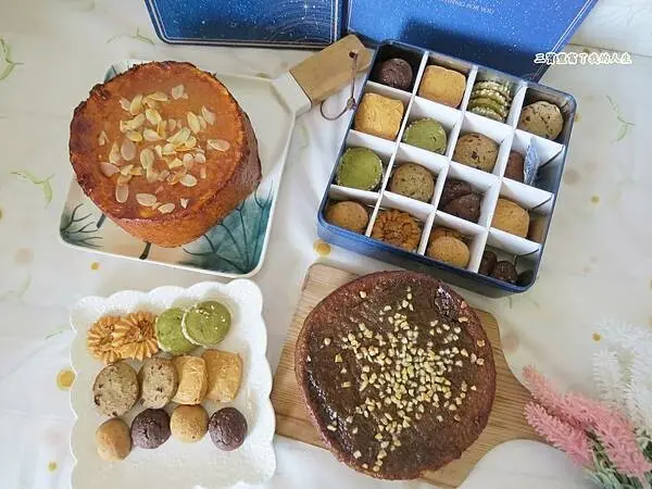 彰化隱藏版高級甜點【村樂斯手作烘焙坊】炙燒戚風蛋糕 月光流域餅乾禮盒 綿密幸福的好滋味