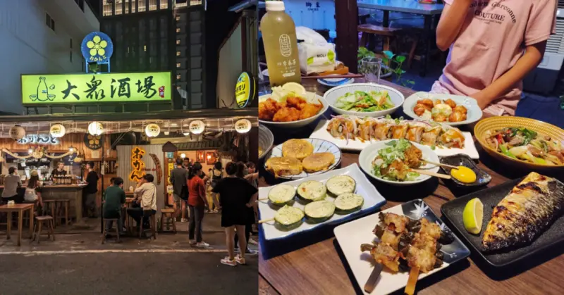 台南美食【おかんと大眾酒場】喝酒吃飯都很推│家人聚餐可以來│串燒熱炒宵夜小酌│濃濃日本風居酒屋