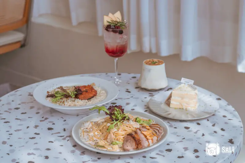 貳食尋夢所｜台中北區早午餐推薦，與鹿檬聯名的檸檬海鹽蛋糕超好吃 - 莎笠，小日子