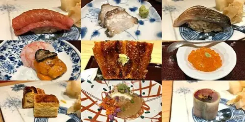 台北美食【原 小料理】二訪／鮑魚淡路島雪花鹽／鯖魚火山鹽／生筋子散壽司／鰻魚手卷／麵包蟹高湯醋凍／武鯛豐年煮／糖片厚蛋燒