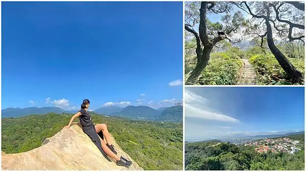 台北.北投-軍艦岩親山步道，搭捷運就能抵達的親山步道，登高望遠果然超美的，拍不完的網美照，好天氣就出發吧!