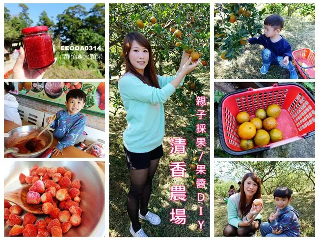 【台北親子景點】清香休閒農場 ♥ 享受親子採果樂趣~採草莓、採橘子.草莓果醬DIY 還可以烤肉、玩水撈魚、拔蘿蔔、挖地瓜 小小農夫體驗樂趣無窮