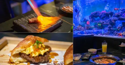 浪漫氛圍水族館式餐廳 網美最愛七彩水母缸 情人節約會推薦餐廳 日式無菜單燒肉專門店