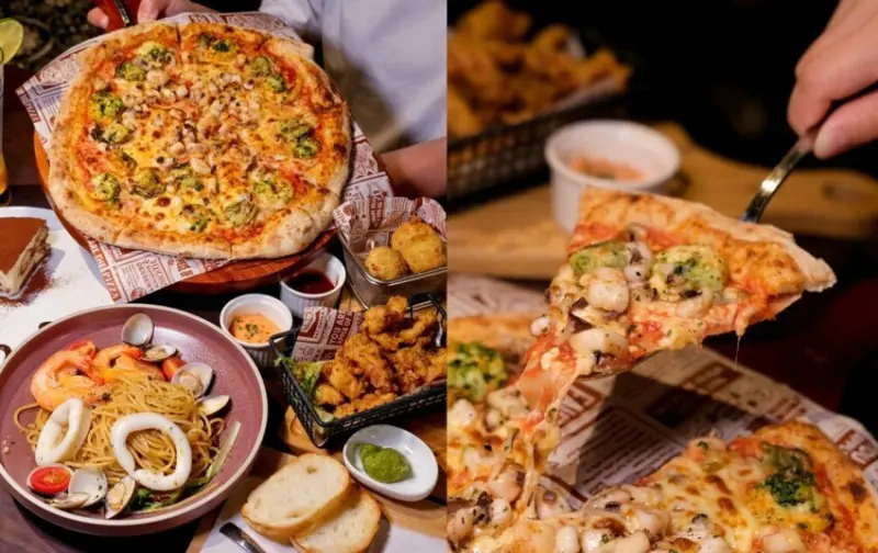 【台北美食】默爾 Pasta Pizza ｜台北誠品南西質感義式料理・挑戰最薄脆的手工窯烤比薩 ! - 肉依小姐吃什麼