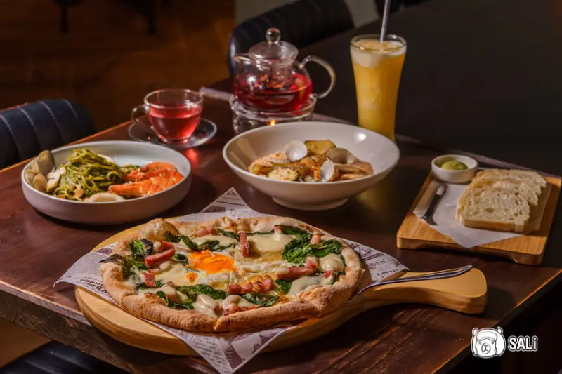 默爾 桃園統領店｜桃園義式料理推薦，必點南義窯烤豹紋餅皮披薩