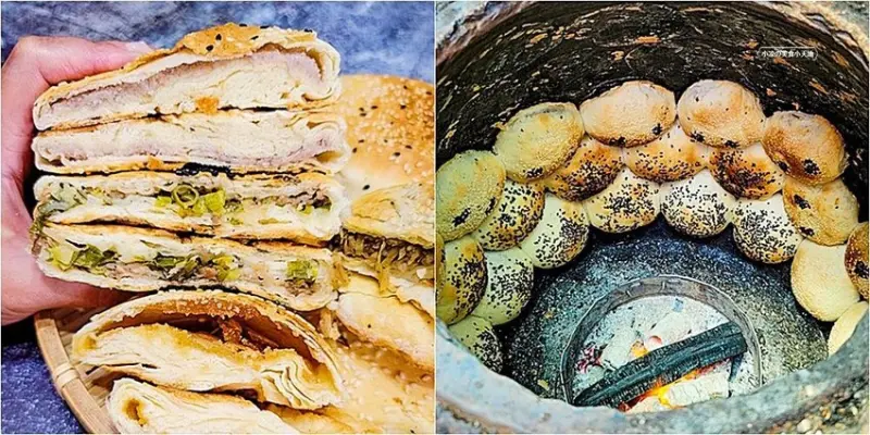 小牛甕烤餅║傳承三代！每日手作古法木炭烘烤，甜、鹹口味都有，通通只要銅板價！！