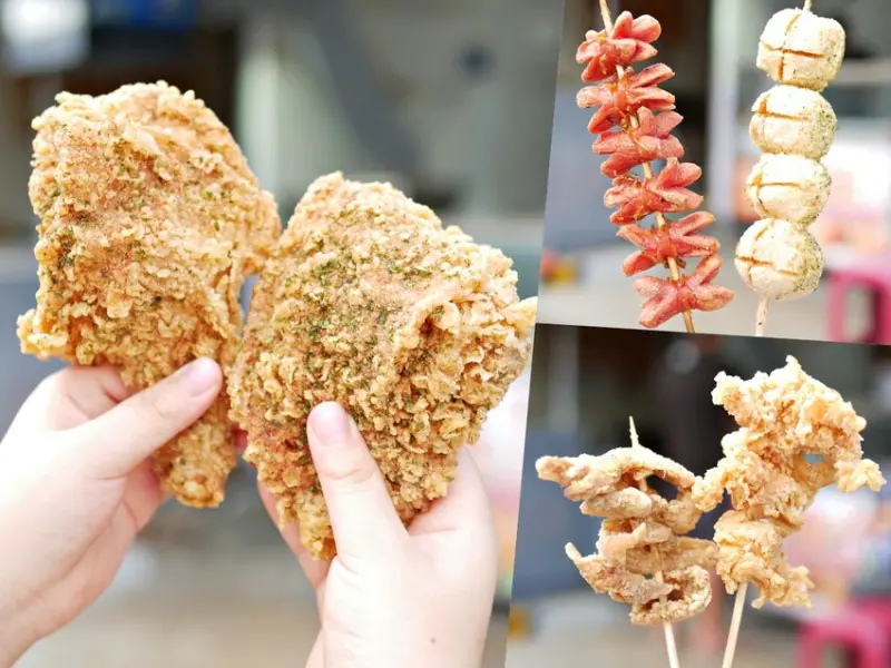 太銷魂！份量感十足、 外酥內多汁『頂天黃金脆皮炸雞』 堅持使用溫體雞，讓人一吃上癮的好味道！嘉義美食｜嘉義宵夜｜嘉義炸雞推薦 - 曼達愛吃鬼